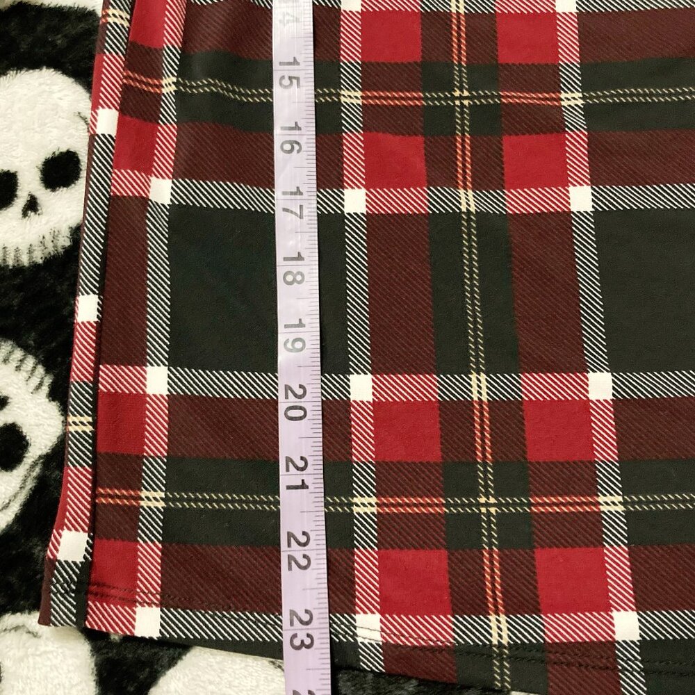 RICKI'S Plus-size black red white cold shoulder top ~ Goth XL 1X XXXL 2X blouse - Picture 6 of 14